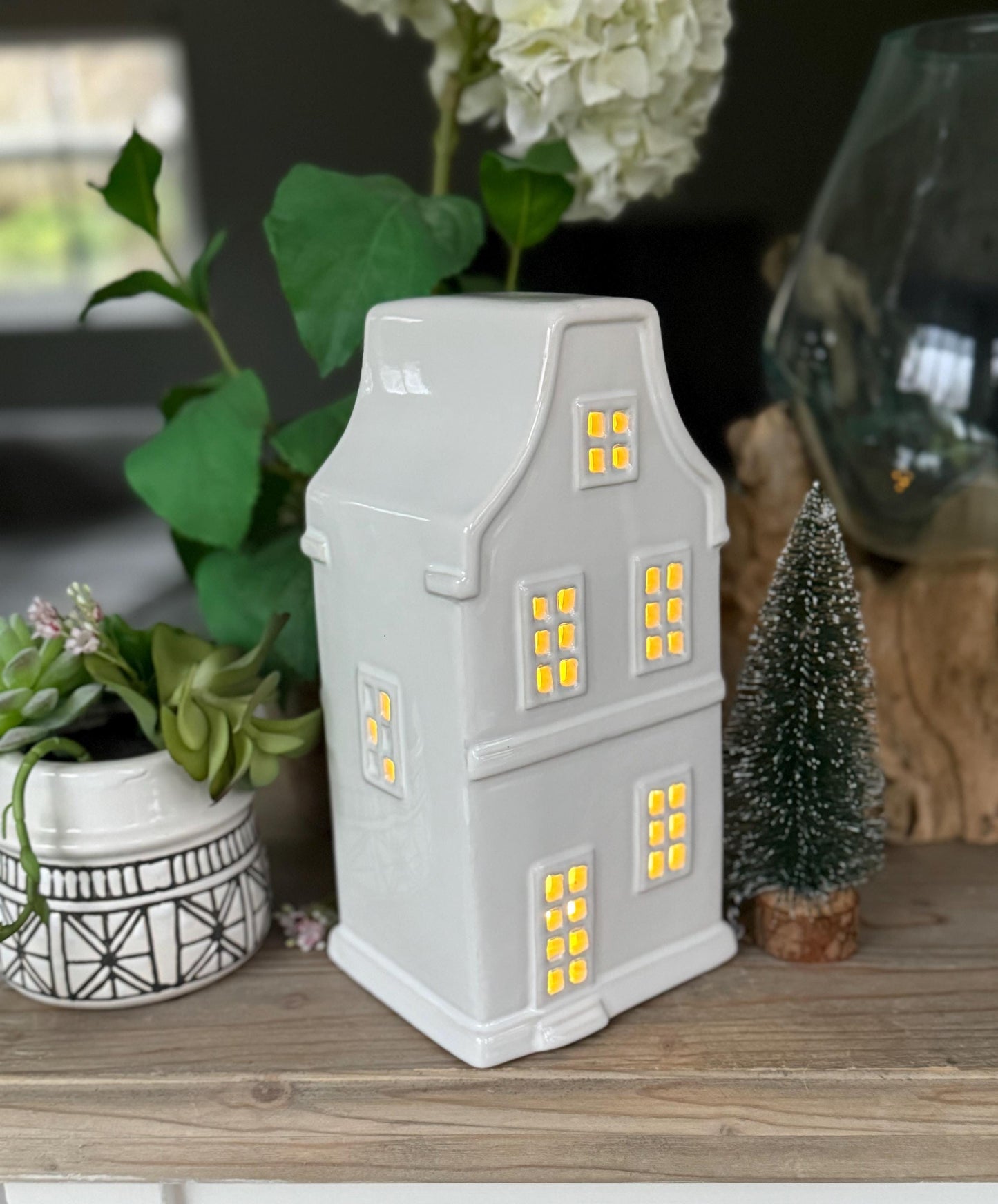 Large White LED House