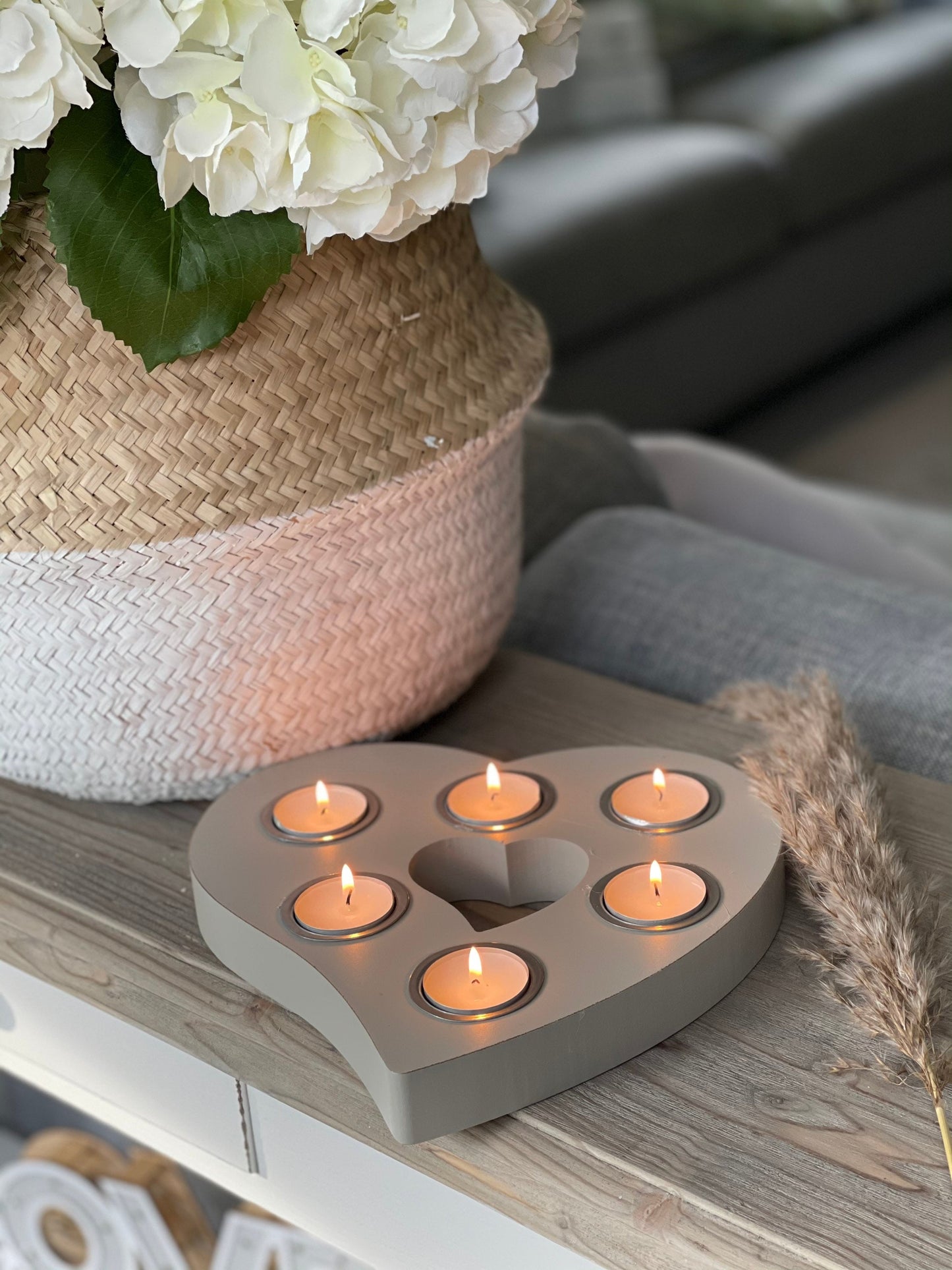 Heart 6 Tealight Holder