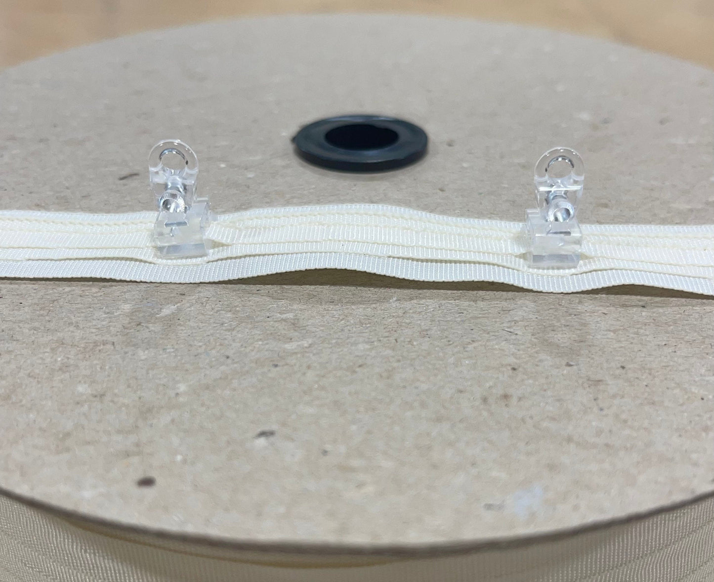 Roman Blind Clear Ring Clips for Tape