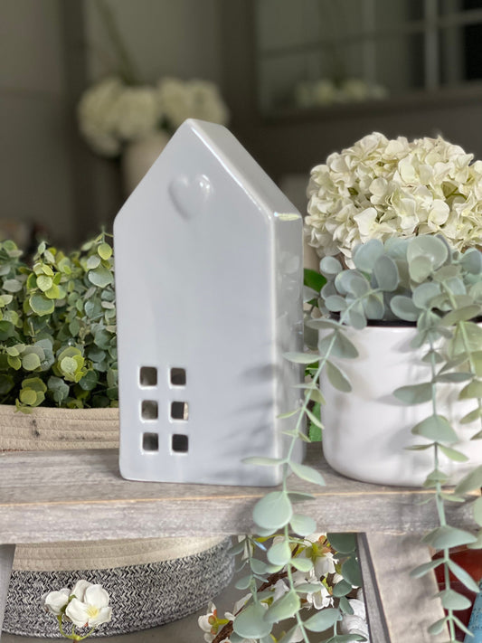 Grey House Tealight Holder