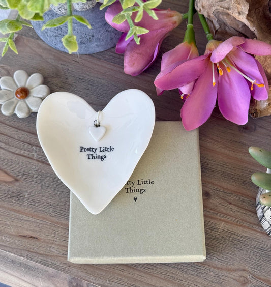Pretty Little Things Porcelain Heart Dish