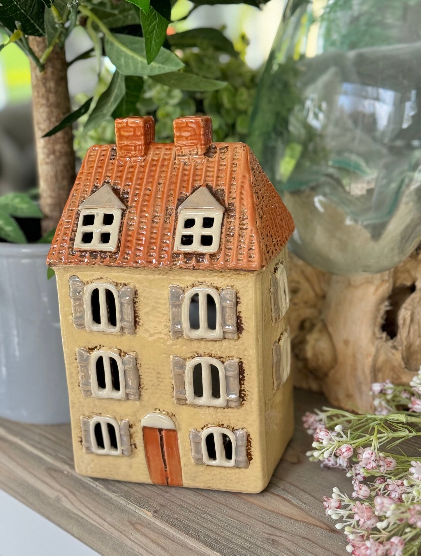 NEW! French Country Chateau Candle Holder