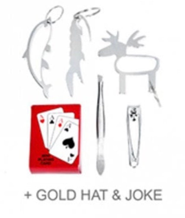 Box of 6 Luxury Christmas Crackers - White Magnolias