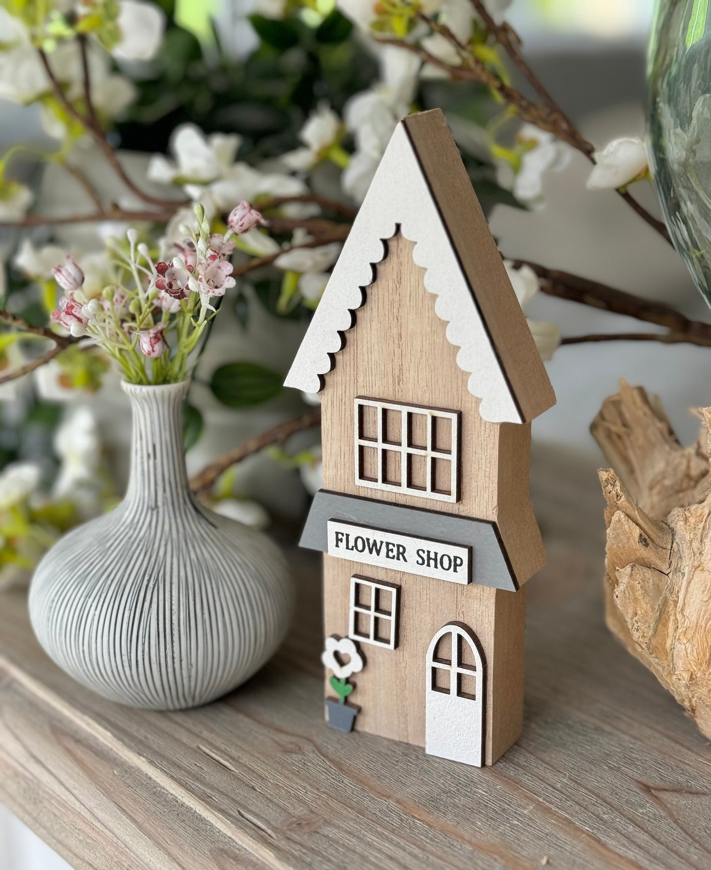 Wooden House "Flower Shop"