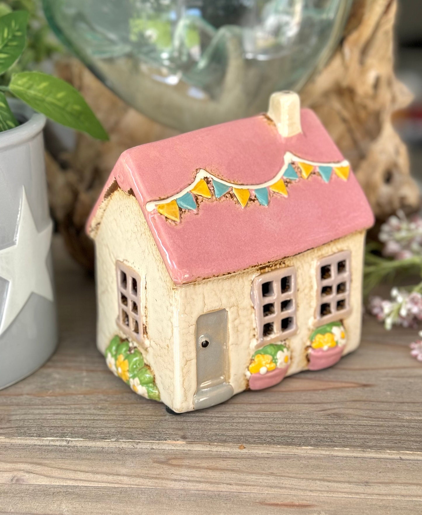 NEW! Garden Bunting Tealight House