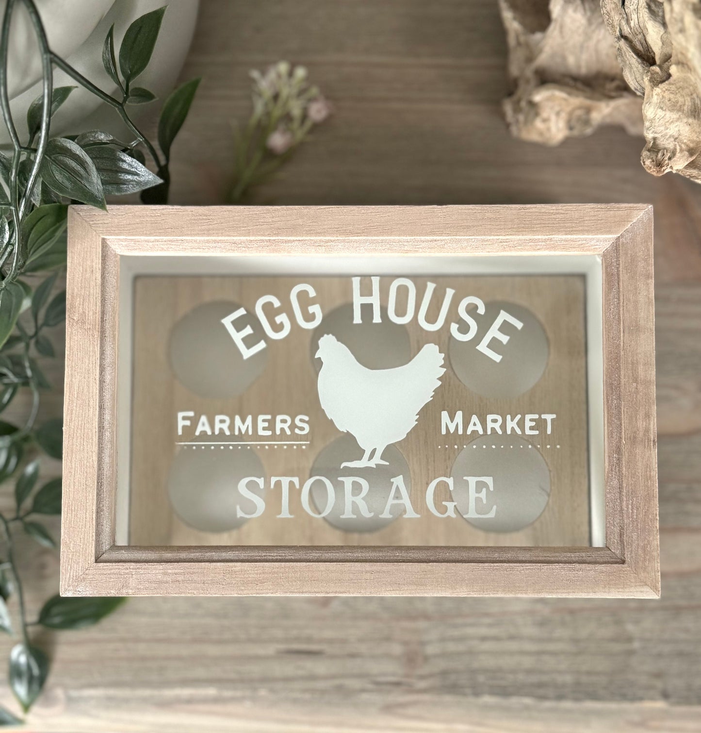 Wooden Egg Storage Box