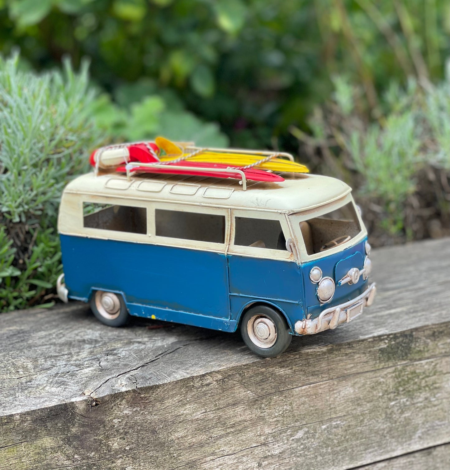 Vintage VW Camper Van - Blue