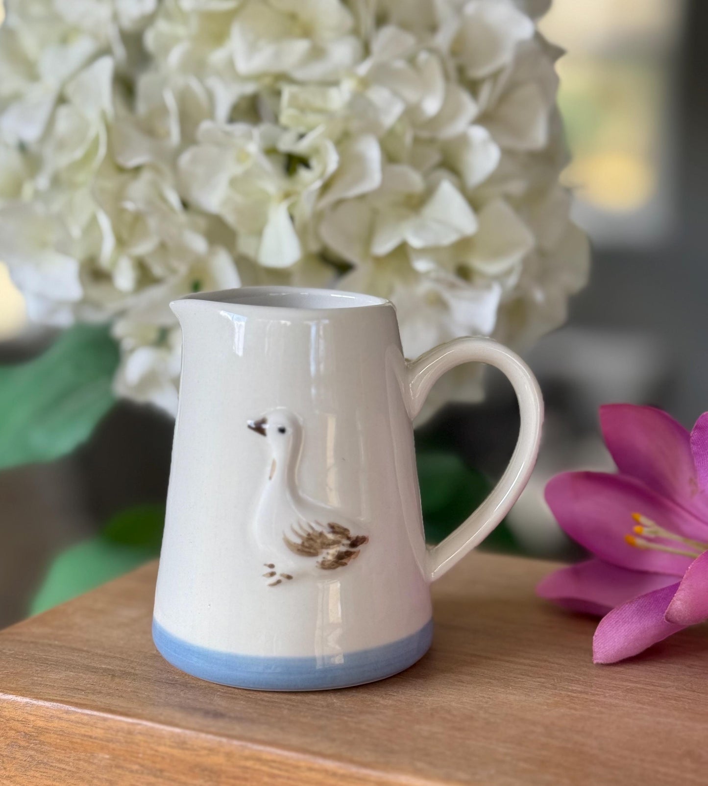 Hen/Duck Stoneware Mini Jug - 2 Design Options Available
